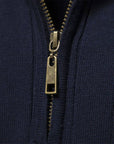 Men's blue premium soft knit jumper