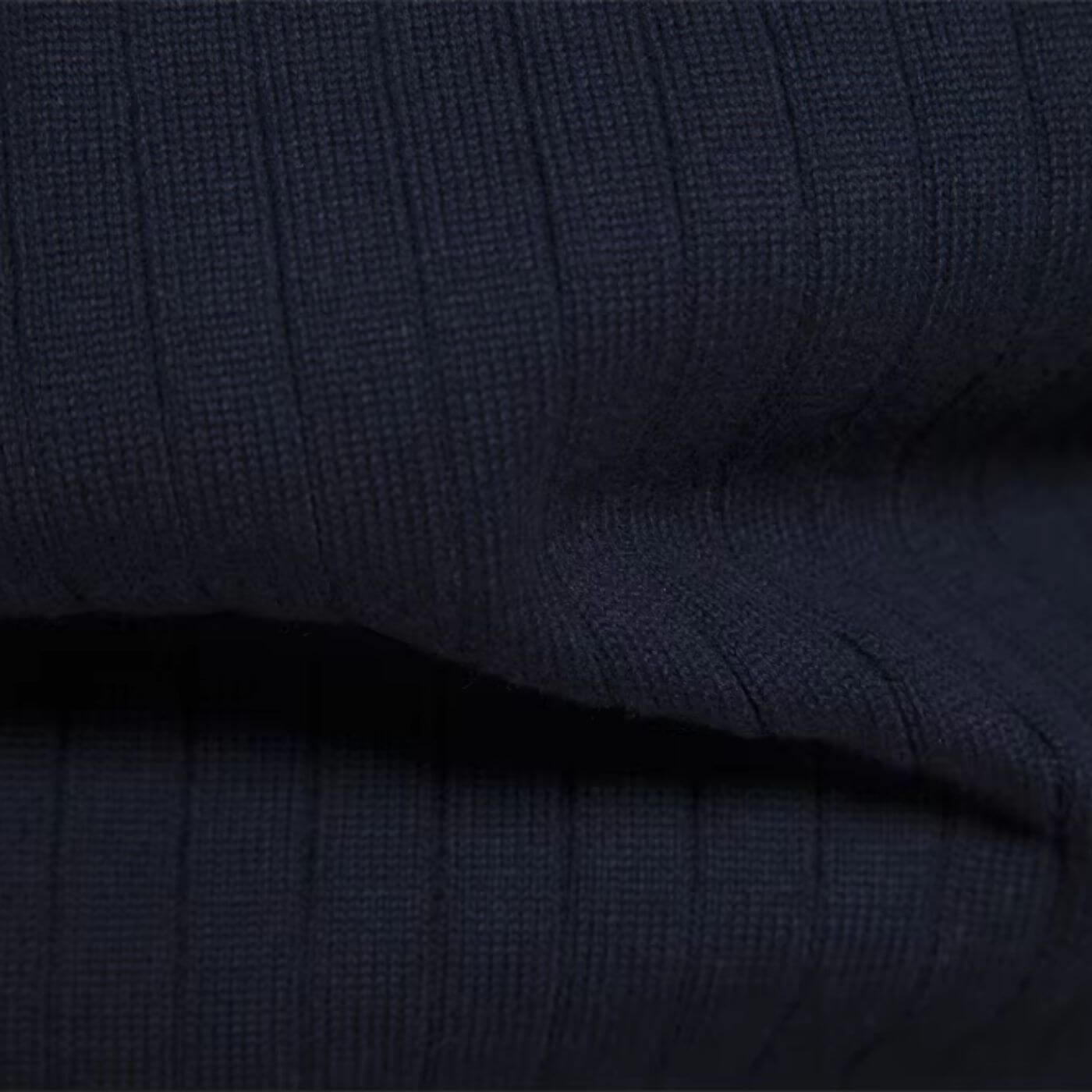 Men's blue premium soft knit jumper