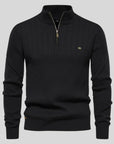 Men's blue premium soft knit jumper