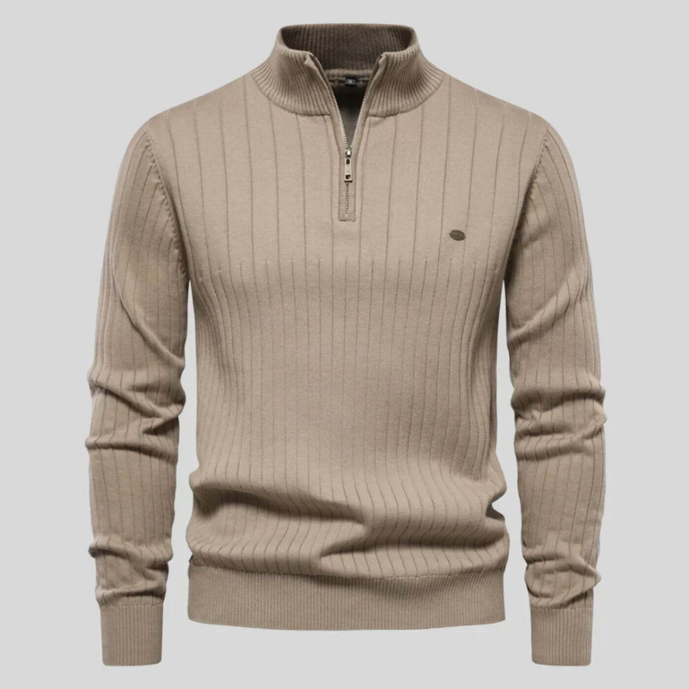 Men's blue premium soft knit jumper