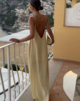 Women’s women's satin slip maxi dress