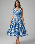 Women’s green women's floral a-line dress