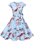Rosie | Women's Midi Floral Dress With Bow Detail 2