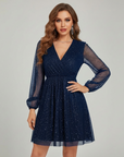 Women’s women's velvet cocktail dress