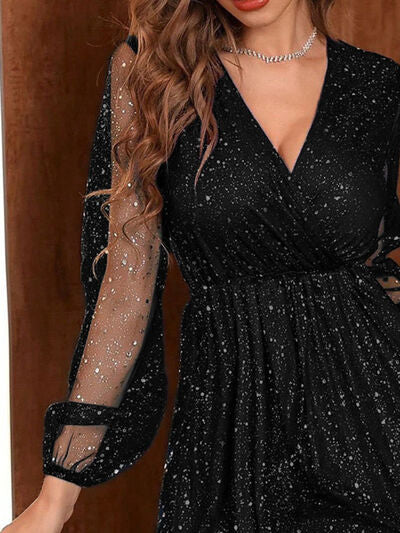 Women’s black women's velvet cocktail dress