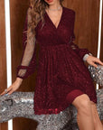 Women’s women's velvet cocktail dress