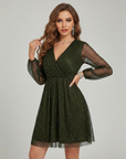 Women’s women's velvet cocktail dress