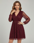 Women’s women's velvet cocktail dress