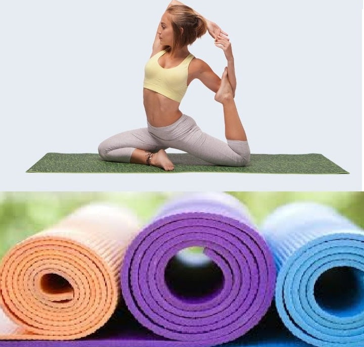 Rutschfeste Yoga Matten für Unisex leicht mit Premium Material ideal für Fitness 0