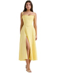 Sculpted Bodice A-Line Dress With Voluminous Skirt 11