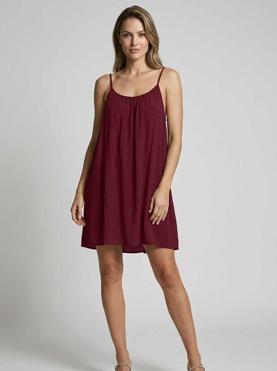 Women’s women's loose maxi dress open back