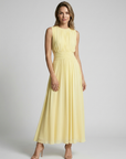 Women’s light blue women's chiffon maxi dress wedding guest