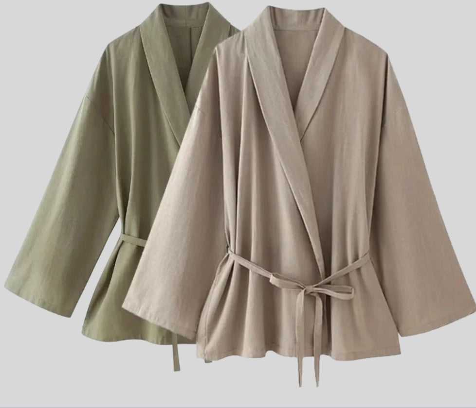 Women’s women's linen two piece set