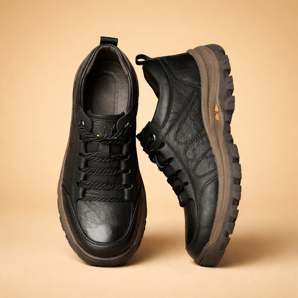 men's hand-stitched cushioned casual shoes