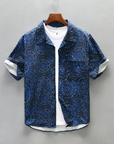 Shirt Short Sleeve Exotic Design Casual Fit 1