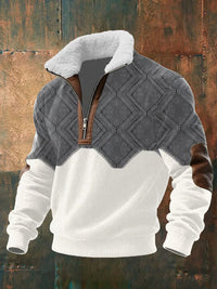 Theo | Men's Raised Collar Overshirt Shacket Lined