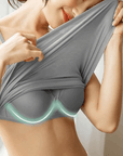 SilkySecure Top with Integrated Bra Light Support Breathable Material Women 1