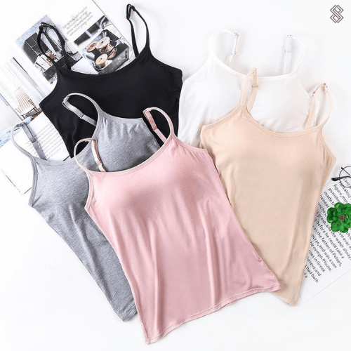 SilkySecure Top with Integrated Bra Light Support Breathable Material Women 2