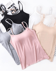SilkySecure Top with Integrated Bra Light Support Breathable Material Women 2