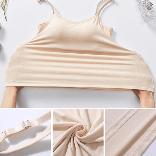 SilkySecure Top with Integrated Bra Light Support Breathable Material Women 3