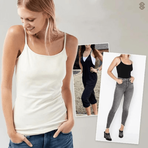 SilkySecure Top with Integrated Bra Light Support Breathable Material Women 5