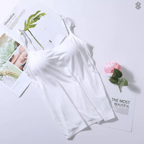 SilkySecure Top with Integrated Bra Light Support Breathable Material Women 6