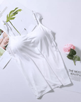 SilkySecure Top with Integrated Bra Light Support Breathable Material Women 6