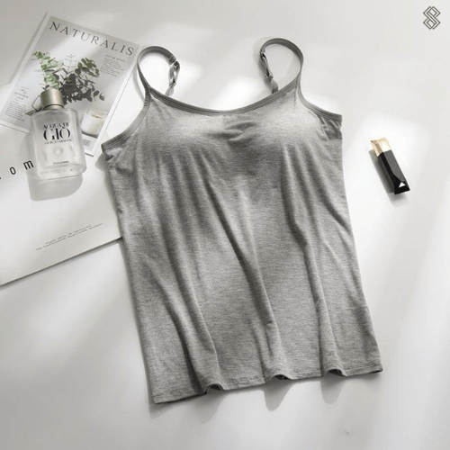 SilkySecure Top with Integrated Bra Light Support Breathable Material Women 7