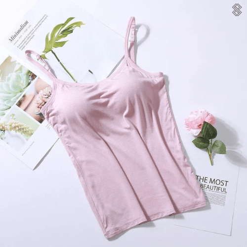 SilkySecure Top with Integrated Bra Light Support Breathable Material Women 8