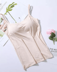 SilkySecure Top with Integrated Bra Light Support Breathable Material Women 9