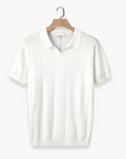 Men’s men's knitted polo shirt v-neck