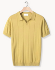 Men’s men's knitted polo shirt v-neck