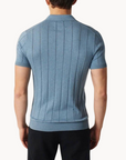 Men’s men's knitted polo shirt v-neck