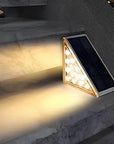 Sleek Solar Lights for Outdoor Stairs Safe Energy Efficient LED 0