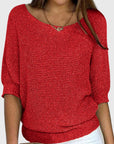 Women's beige elegant soft-touch knit jumper