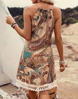 Sophie | Sundress Crochet Neckline Tassel Hem 1