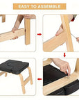 Stabiler Yoga Kopfstand Bock für Unisex Holz gepolstert vielseitig 5