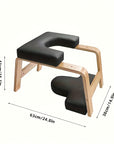 Stabiler Yoga Kopfstand Bock für Unisex Holz gepolstert vielseitig 7