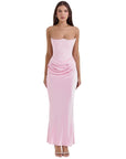 Strapless Corset Gown With Floor-Sweeping Hem 10