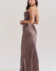 Strapless Corset Gown With Floor-Sweeping Hem 2