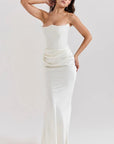 Strapless Corset Gown With Floor-Sweeping Hem 7