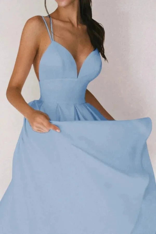 Strappy V-Neck Dress With Adjustable Straps 10