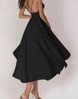 Strappy V-Neck Dress With Adjustable Straps 1