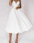 Strappy V-Neck Dress With Adjustable Straps 2