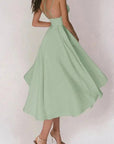 Strappy V-Neck Dress With Adjustable Straps 6