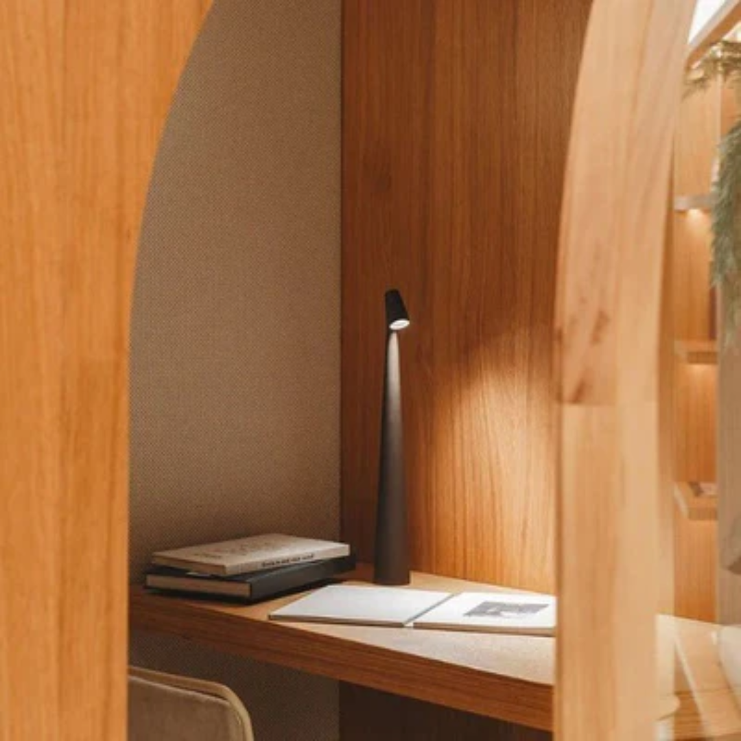 Stylish Cordless Table Lamp for Bedroom Unisex LED Minimalist Warm Glow 6