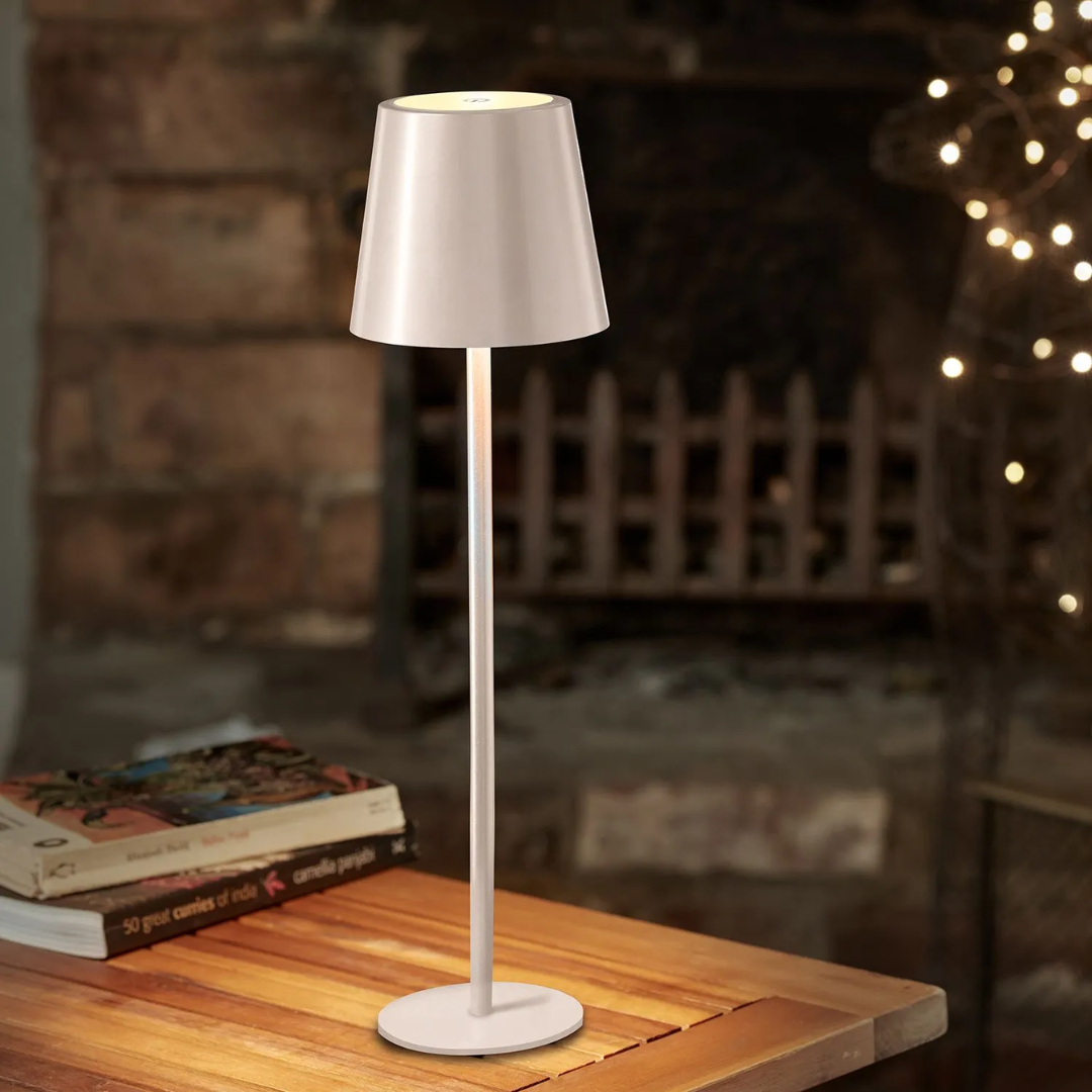 Stylish Cordless Table Lamp for Unisex Indoor Outdoor Dimmable Waterproof 7