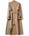 Women's khaki double breasted trench coat