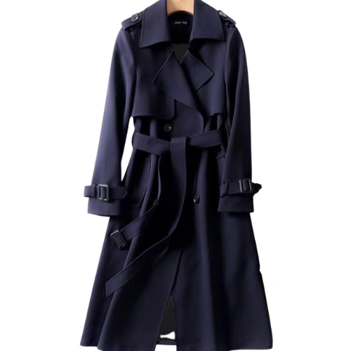 Women's khaki double breasted trench coat