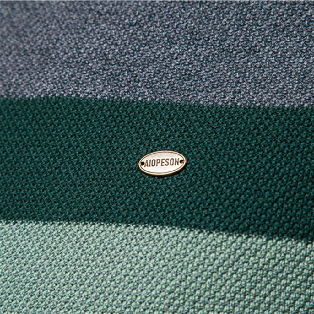 Men's blue classic crew neck knit jumper